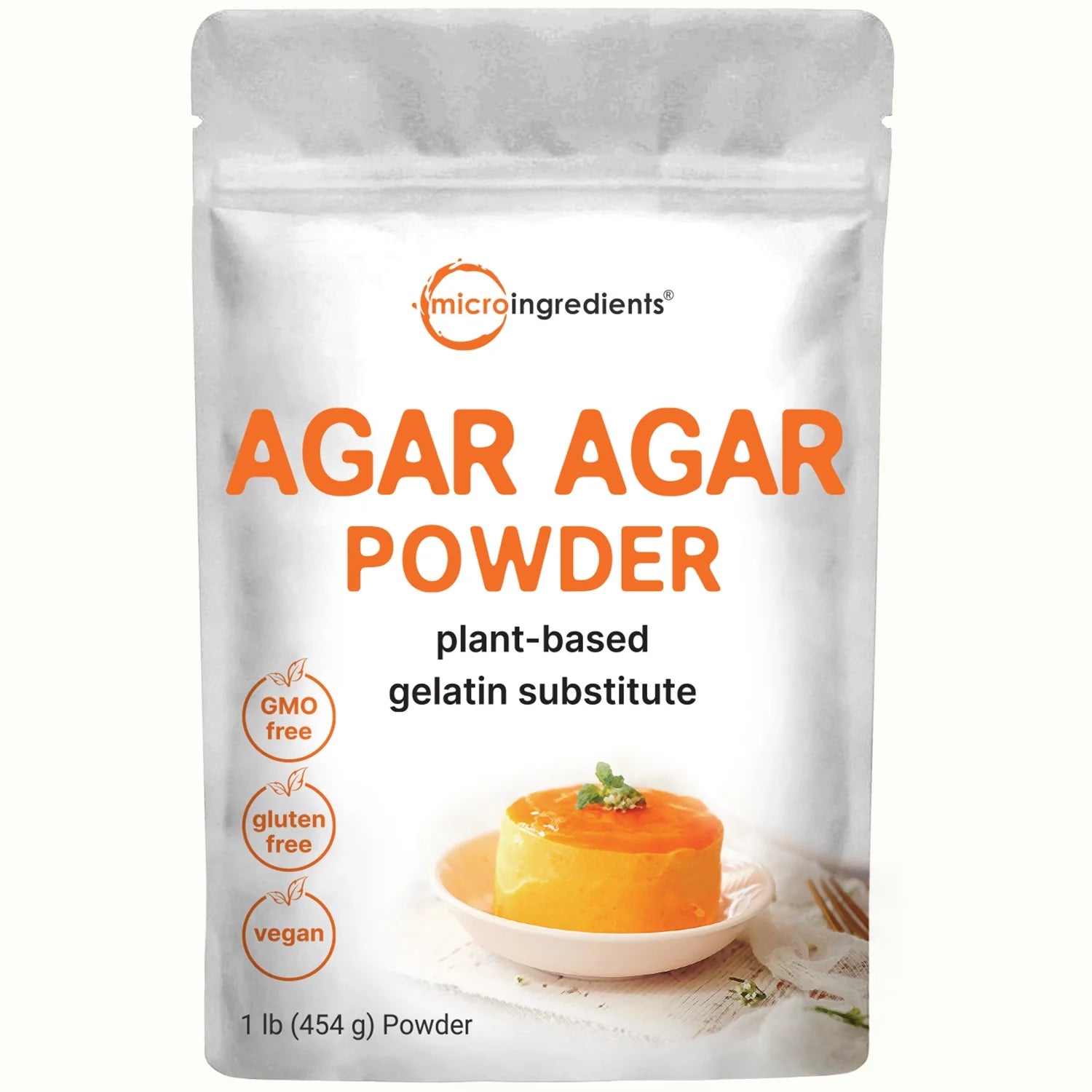 Micro Ingredients Agar Agar Powder, 1 Pound