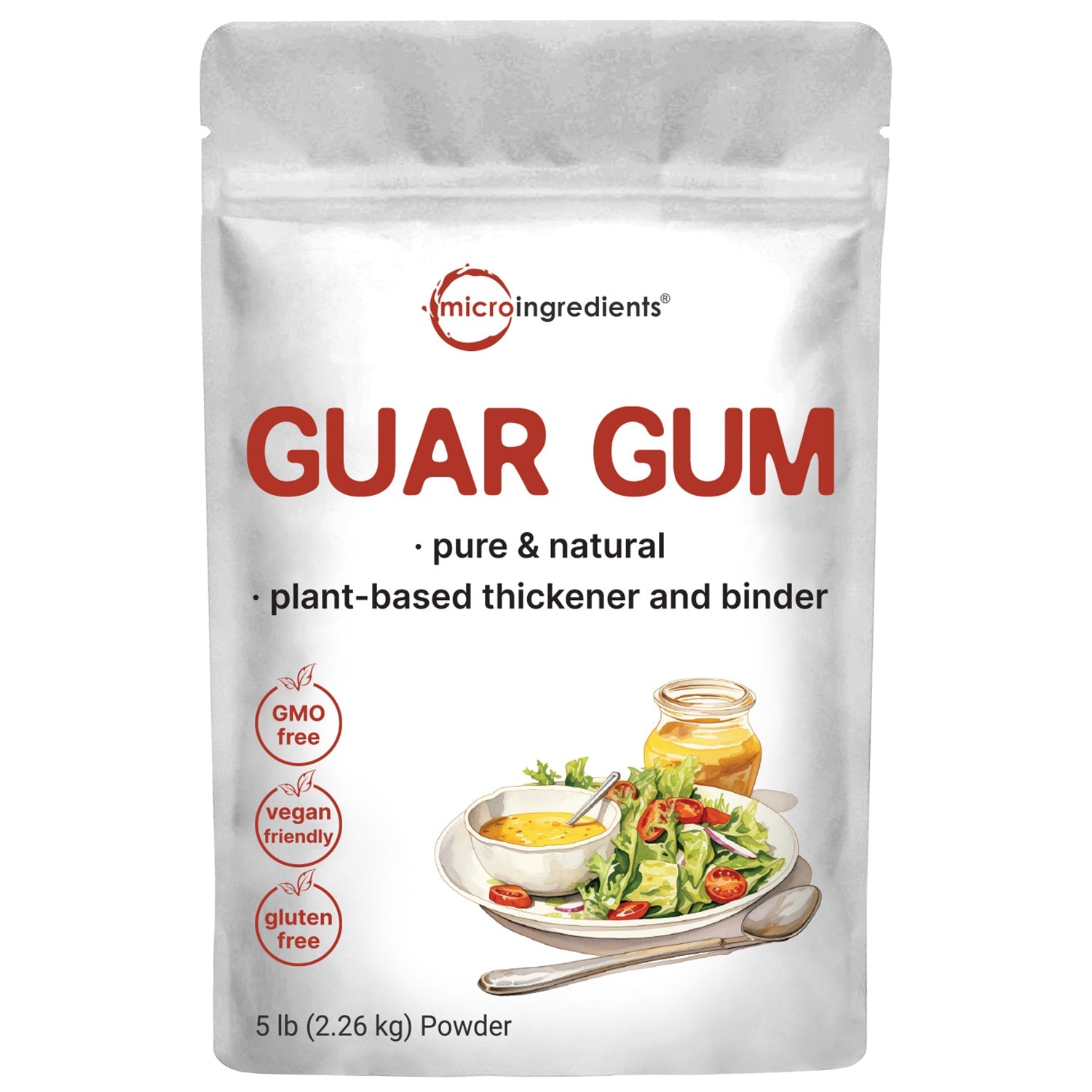 Micro Ingredients Guar Gum Powder for Baking, 5lb