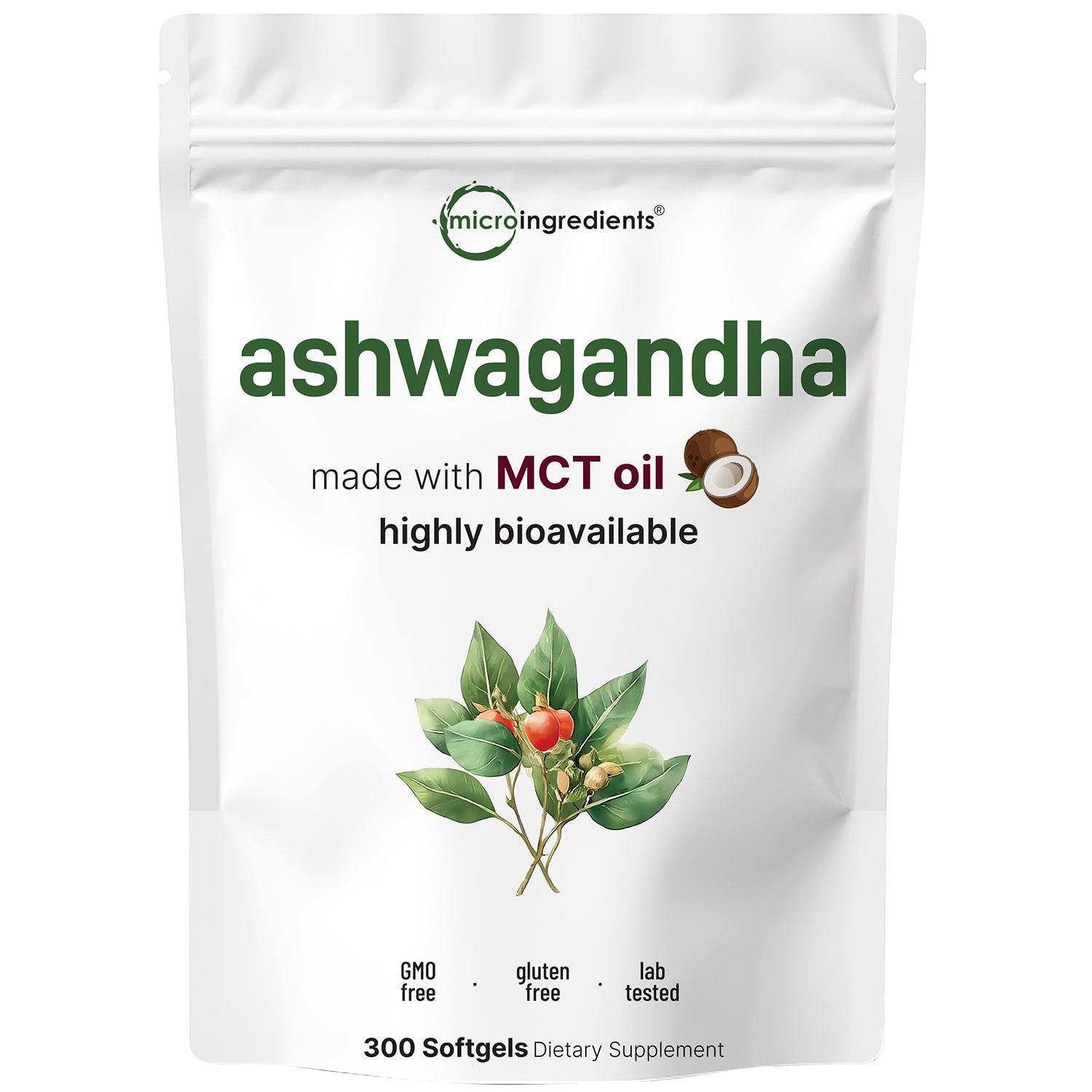 Micro Ingredients Ashwagandha Supplements 6,000mg Per Serving