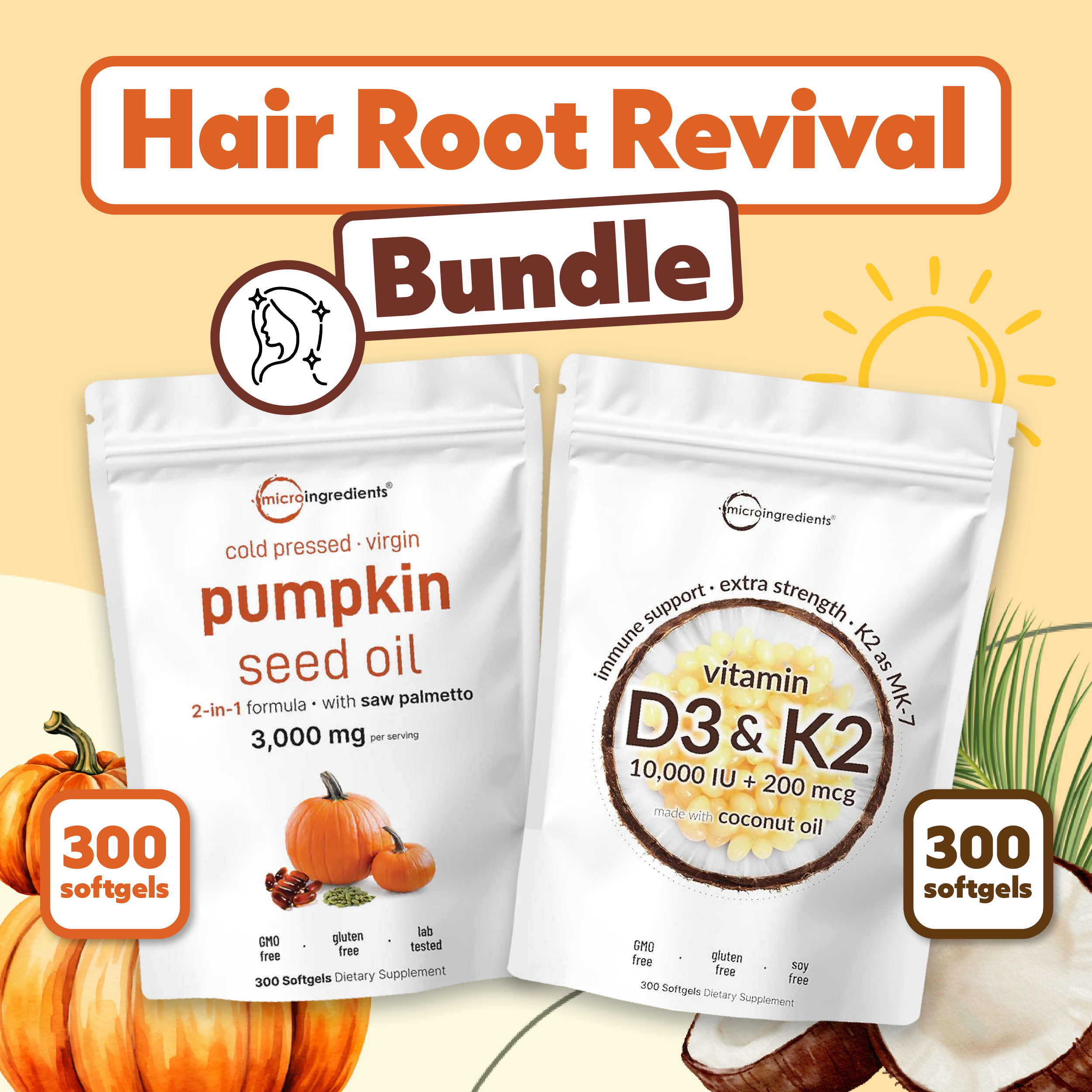 Micro Ingredients Hair Root Revival Bundle
