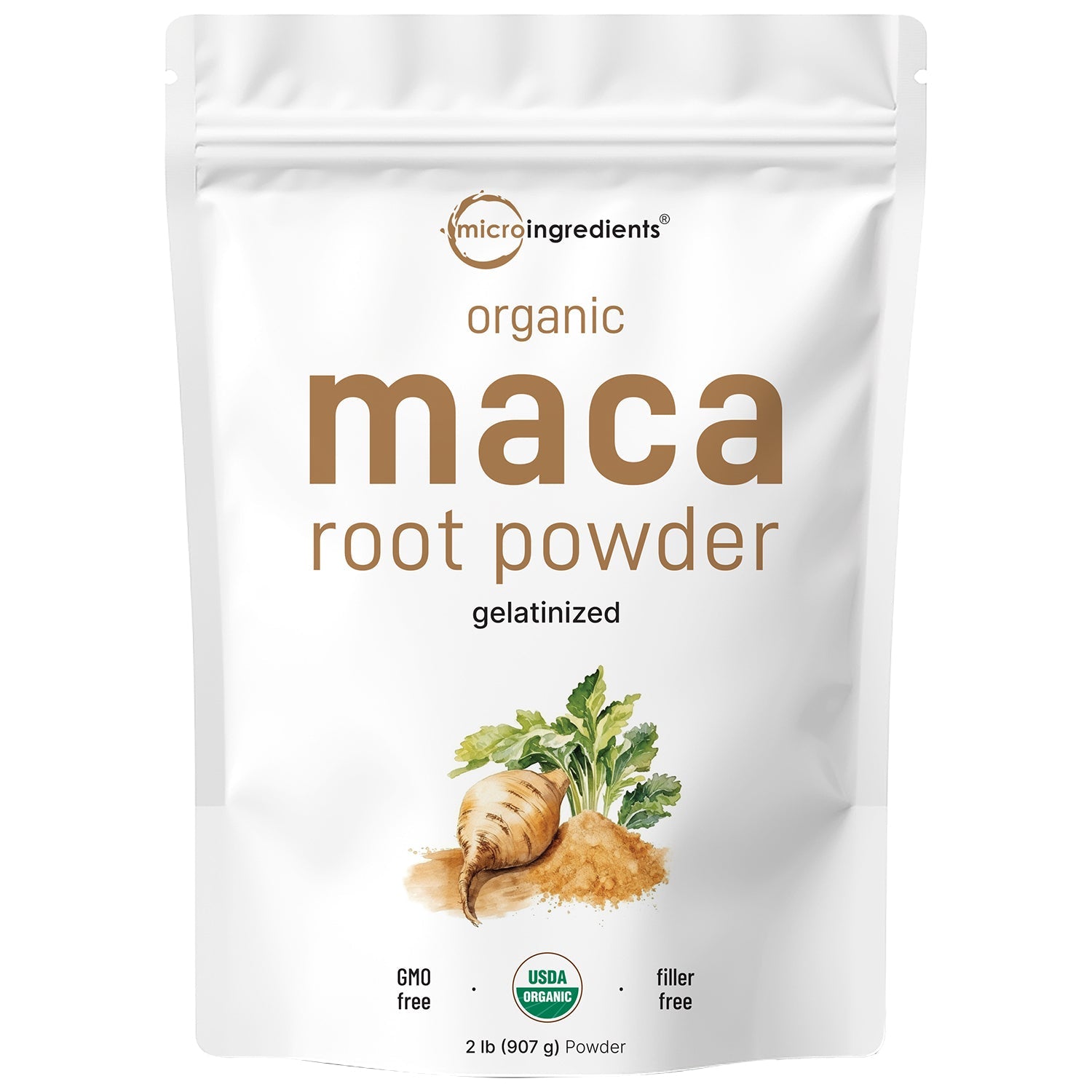 Micro Ingredients Organic Maca Root Powder 2 Pound
